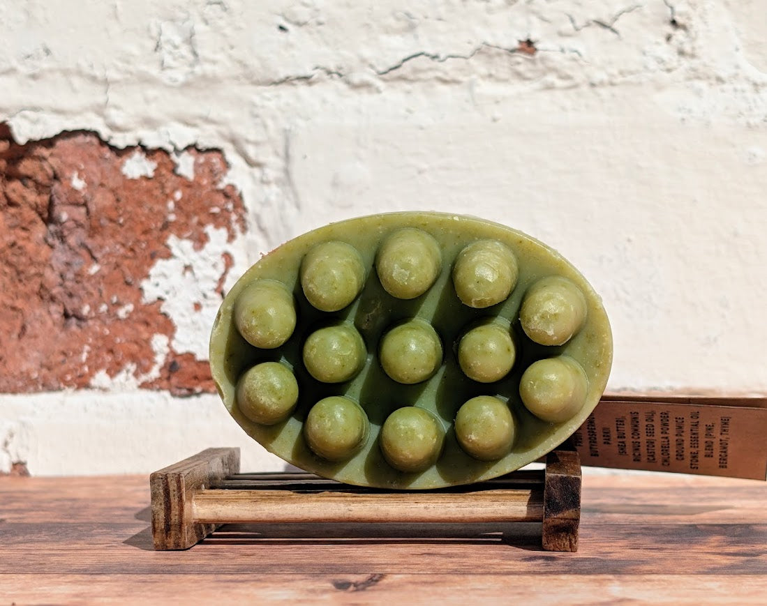 Pumice Stone Scrub Bar (with Pine, Bergamot & Thyme)