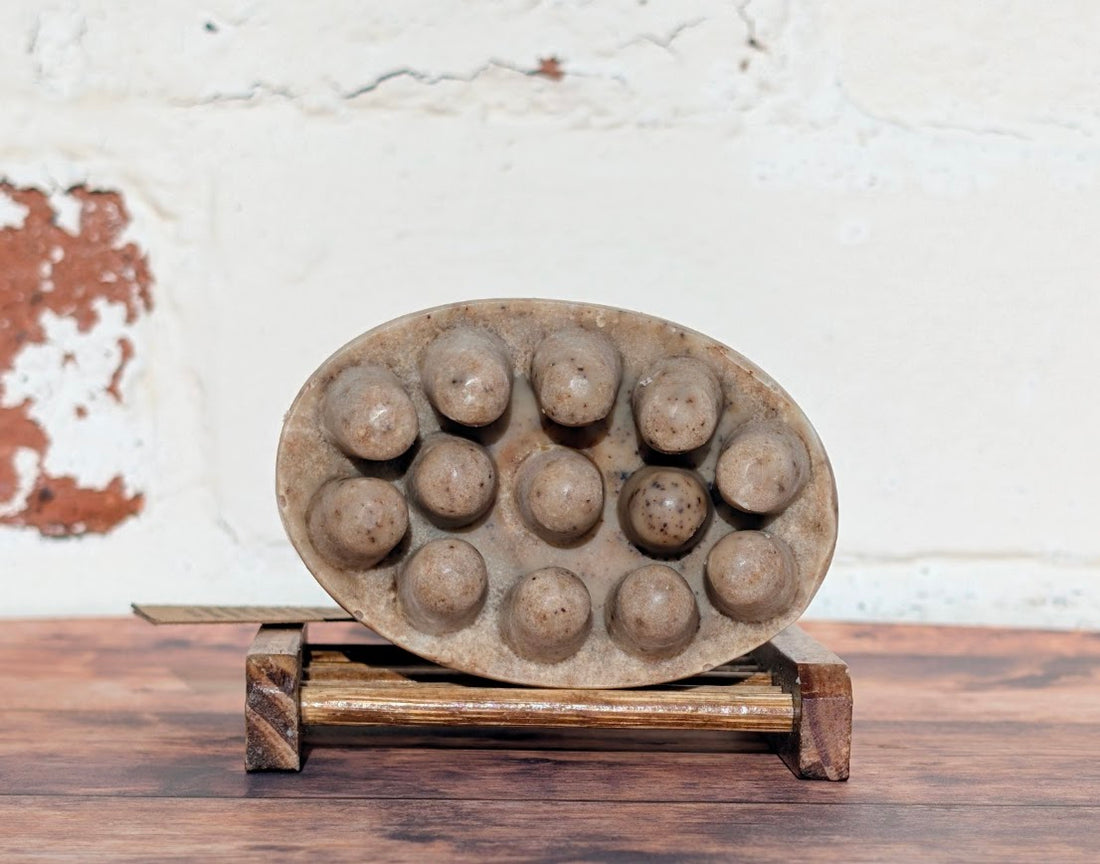 Coffee & Orange Scrub Bar (With Upcycled Coffee Grounds)